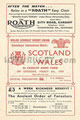 Wales Schools Scotland Schools 1954 memorabilia